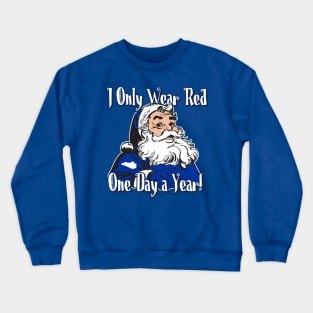 Big Blue Santa Crewneck Sweatshirt